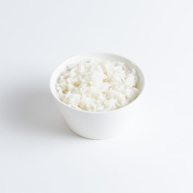 1. Steamed Rice.