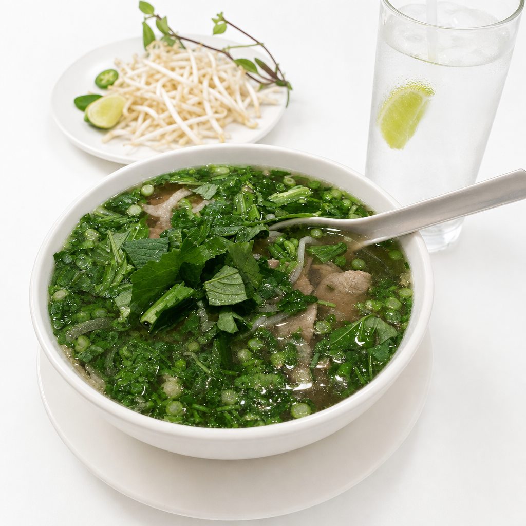 P6. Phở Tái Gầu Gân Sách.