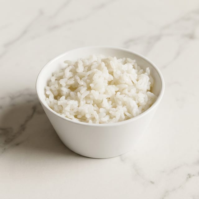 1. Steamed Rice.
